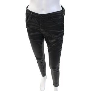 AG Adriano Goldschmied Womens Ankle Jegging Black Mid Rise Inseam 30 Size 27